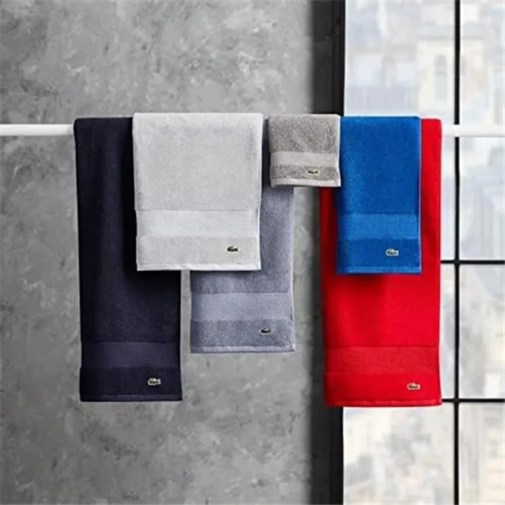 Lacoste NEW Heritage Supima Cotton Bath Towel, Formula One, 30